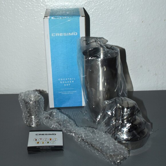 Cresimo Stainless Steel Cocktail Shaker Set *Open Box* - Picture 1 of 5